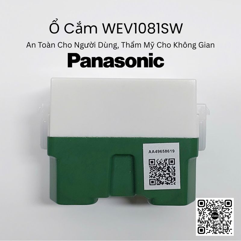 Ổ Cắm WEV1081SW có màn che: An Toàn Cho Người Dùng, Thẩm Mỹ Cho Không Gian